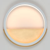 Hoopla Wall Sconce White Gold By ET2 - With Light