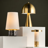 Hopkinton Battery Table Lamp Aged Brass By Hudson Valley - Lifestyle View6