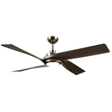 Horizon 56 Inch Ceiling Fan Brushed Nickel By Kuzco Front View