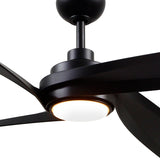 Horizon 56 Inch Ceiling an Matte Black By Kuzco Detailed View