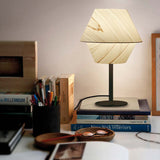 Natural White Black Metal Hotel Tall Table Lamp by LZF in Study Room