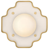 Howe Wall Sconce Taupe Heritage Brass Accents By Hinkley - Front View