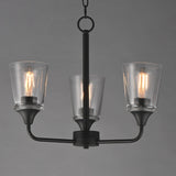 Hudson Chandelier Black by Maxim Lighting