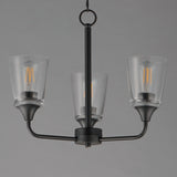 Hudson Chandelier Black by Maxim Lighting