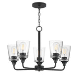 Hudson Chandelier Black by Maxim Lighting