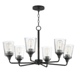 Hudson Chandelier Black by Maxim Lighting