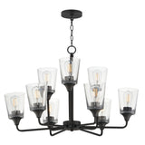 Hudson Multi-Tier Chandelier Black by Maxim Lighting