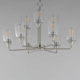 Hudson Multi-Tier Chandelier Satin Nickel by Maxim Lighting