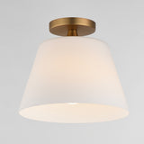 Hudson Semi-Flush Mount Natural Aged Brass by Maxim Lighting