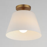 Hudson Semi-Flush Mount Natural Aged Brass by Maxim Lighting