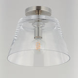 Hudson Semi-Flush Mount Satin Nickel by Maxim Lighting