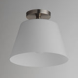 Hudson Semi-Flush Mount Satin Nickel by Maxim Lighting
