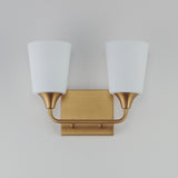 Hudson Vanity Light Natural Aged Brass by Maxim Lighting