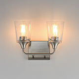 Hudson Vanity Light Satin Nickel by Maxim Lighting