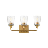 Hudson Vanity Light Natural Aged Brass by Maxim Lighting