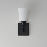 Hudson Wall Sconce Black by Maxim Lighting