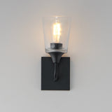 Hudson Wall Sconce Black by Maxim Lighting