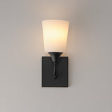 Hudson Wall Sconce Black by Maxim Lighting