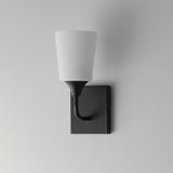 Hudson Wall Sconce Black by Maxim Lighting