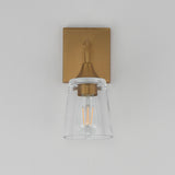 Hudson Wall Sconce Natural Aged Brass by Maxim Lighting