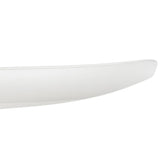 Hugo CCT Ceiling Fan Brushed Gold Matte White By Kuzco Detailed View Blade