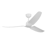 Hugo Fan White By Kuzco Side View