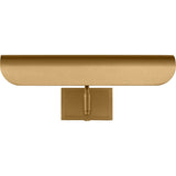 Hull Picture Light — 13", Burnished Brass, Burnished Brass