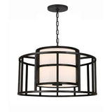 Hulton Chandelier 25'' Matte Black