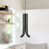 Husk Pendant Glossy Black By Kuzco Lifestyle View