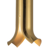 Husk Pendant Metallic Brass By Kuzco - Detailed View