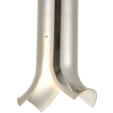 Husk Pendant Polished Nickel By Kuzco - Detailed View