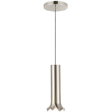 Husk Pendant Polished Nickel By Kuzco - Side View