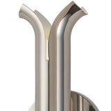 Husk Wall Sconce Polished Nickel By Kuzco - Detailed View