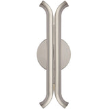 Husk Wall Sconce Polished Nickel By Kuzco