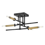 Hux Medium Semi-Flush Mount