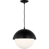Hyde Pendant — 12", Opal, Midnight Black