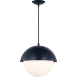 Hyde Pendant — 12", Opal, Navy