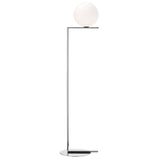 IC Lights Floor Lamp Medium Chrome By Flos