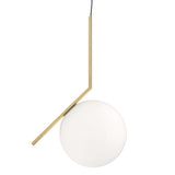 IC Lights Pendant Large Brass By Flos