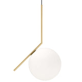 IC Lights Pendant Medium Brass By Flos