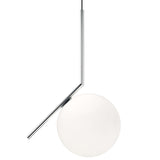IC Lights Pendant Medium Chrome By Flos