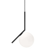 IC Lights Pendant Small Black By Flos
