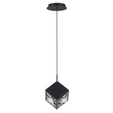 Ice Cube Pendant Light Black By WAC Ligthing