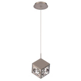 Ice Cube Pendant Light Brushed Nickel By WAC Ligthing