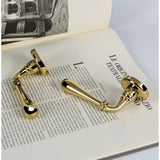 Ida Door Lever in Polished Brass lifestyle view by Colombo Design
