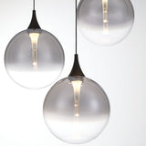 Iissa 7 Light Suspension Black Smoked By Eurofase - Detailed View