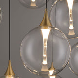 Iissa Linear Chandelier 10 Lights Gold By Eurofase Lifestyle View1