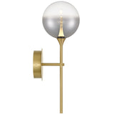 Iissa Single Light Wall Sconce Gold Smoked Glass By Eurofase - Side View1