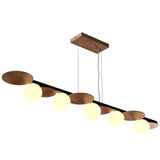 Imbuia Large Luna Linear Pendant by Accord