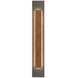 Imbuia Petra Linear Wall Lamp with Slate Accent by Accord